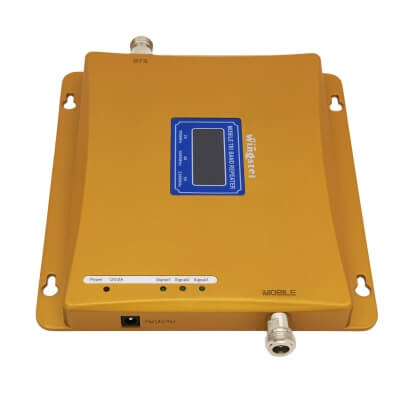 Усилитель сигнала связи Wingstel 900/1800/2100 MHz (для 2G/3G/4G) 65 dBi, кабель 15 м., комплект-5