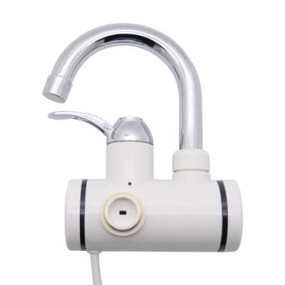 Проточный водонагреватель на кран Electric Heating Faucet RX001-1 с цифровым дисплеем, с горизонтальным подводом воды-1