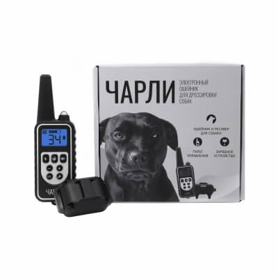 Фото: Электронный ошейник для дрессировки собак Чарли (для 1 собаки)-1 Электронный ошейник для дрессировки собак Чарли (для 1 собаки)-1