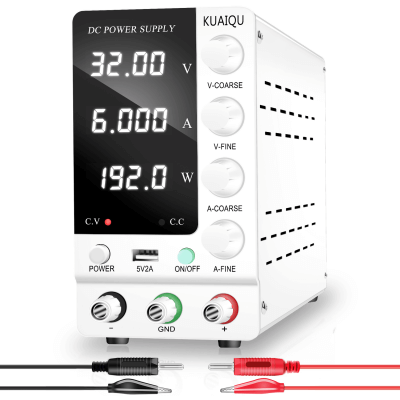 Лабораторный блок питания KUAIQU SPS-C3206 32V-6A белый-1