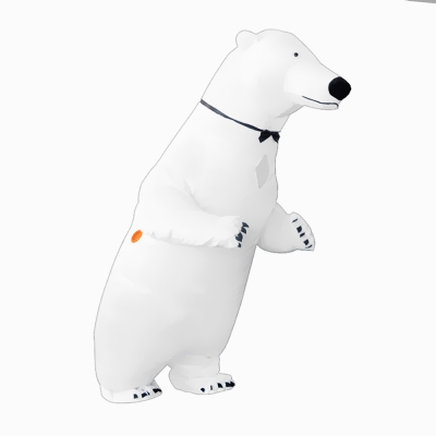 Фото: Надувной карнавальный костюм Белый медведь FZ1593-2 Надувной карнавальный костюм Белый медведь FZ1593-2